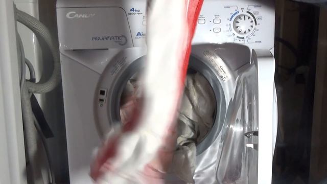 Candy Aquamatic Tempo AQUA1042D1 : load, program, detergent, start (Part 1) смотреть онлайн