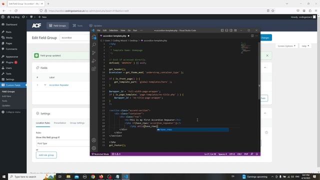 Accordion Repeater Field on WordPress using ACF Pro Tutorial смотреть онлайн