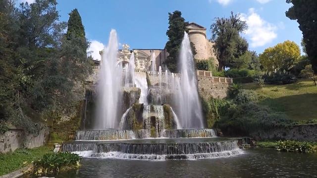 Tivoli Gardens Italy - Villa d' Este - Villa Adriana/Hadrian смотреть онлайн