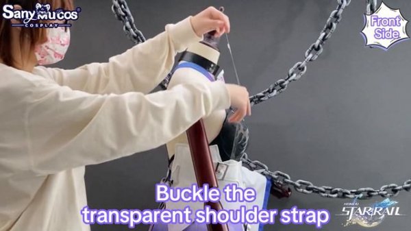 【SanyMuCos】Honkai: Star Rail Acheron Cosplay Costume Dressing Tutorial
