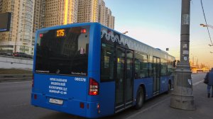 175 маршрут автобуса. 01.03.2022 год. Москва.