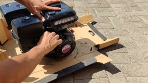 обкатываю двигатель от мотоблока lifan 170f 7 лошадиных сил, для трицикла