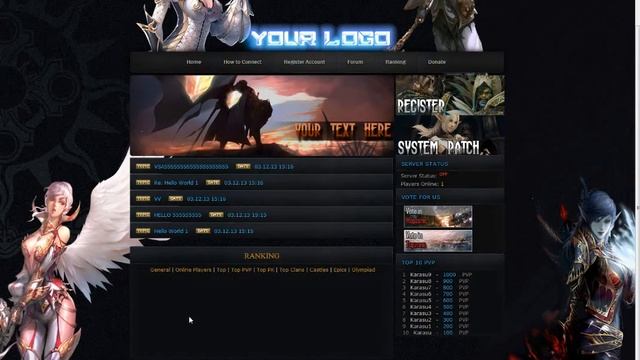 L2 Forge Website designed by Karasu including Stressweb 13 L2 CMS смотреть онлайн