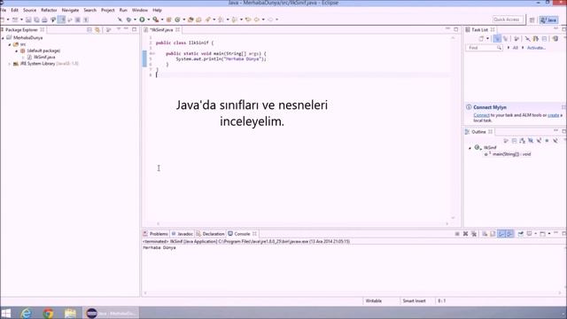 Yazılım Dershanesi - Android Ders 2 - Java 1 - Eclipse Kurulumu, Sınıf (Class) ve Metot (Method) смотреть онлайн