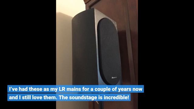 User Review: Pioneer SP-BS22A-LR Andrew Jones Home Audio Bookshelf Speaker, Dolby Atmos Enabled... смотреть онлайн