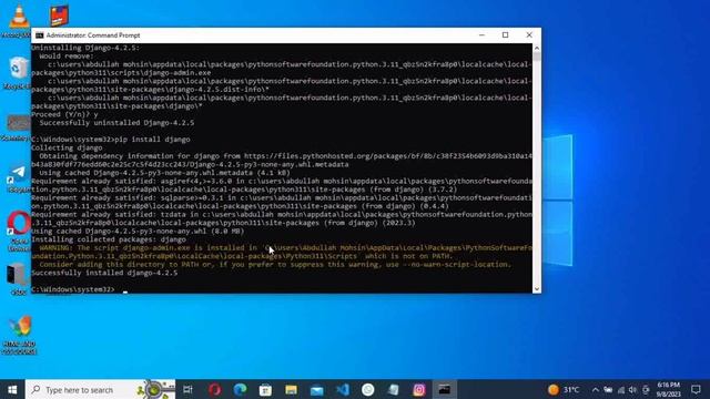 Django-admin Error | django-admin start project is not recognized as the name of cmdlet function смотреть онлайн