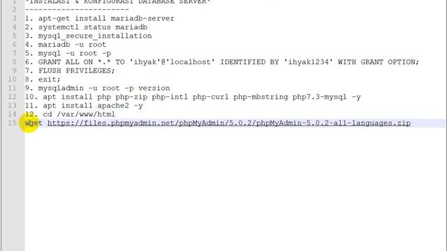 KONFIGURASI DATABASE SERVER DEBIAN 10 MARIADB PART 1 смотреть онлайн