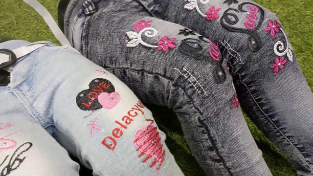 GIRL JEANS EMBROIDERY WORK 22*30 & 32*40 SIMILAR DESIGN WHOLESALE ONLY 9654174919 смотреть онлайн