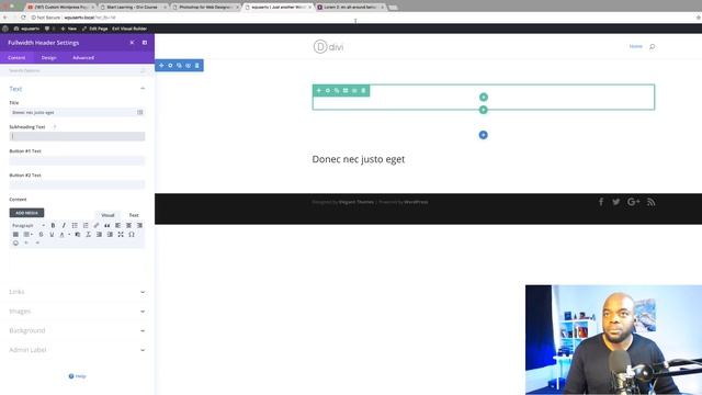 Divi 3.0 theme tutorial - Photoshop web design tutorial смотреть онлайн