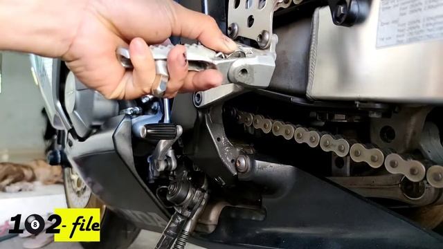 How to replace/change front footstep, foot peg Honda CBR600RR 2005-2006. Cara ganti footstep смотреть онлайн