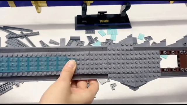 Speed Build China DK Bricks 1500 Lich King's Sword Frostmourne