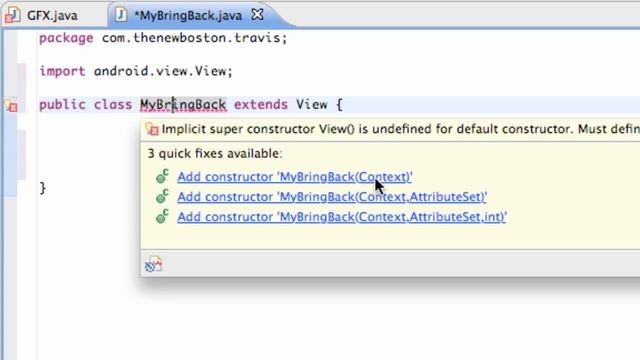 Android Application Development Tutorial - 63 - Using a Constructor to pass Context смотреть онлайн