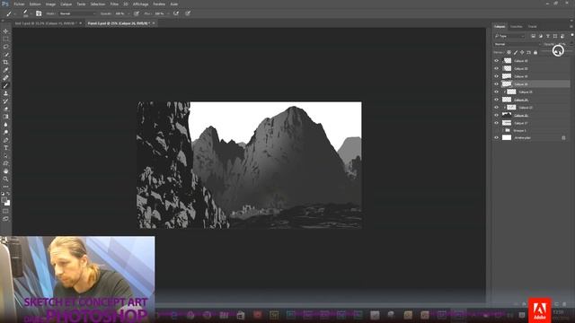 Masterclass Photoshop avec Gary Jamroz-Palma : Concept Art | Adobe France смотреть онлайн