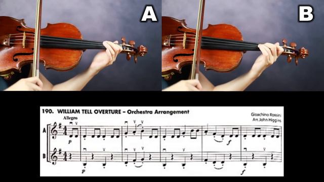 [Essential Elements Violin] Book 1. #190. William Tell Overture (Fast and Slow version) смотреть онлайн
