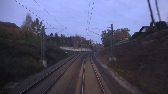 4k Führerstandsmitfahrt Von Kufstein Nach München Hbf Im Morgengrauen