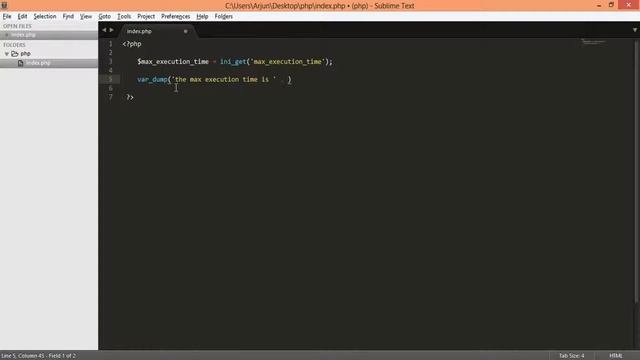 php get max exection time, ini get смотреть онлайн