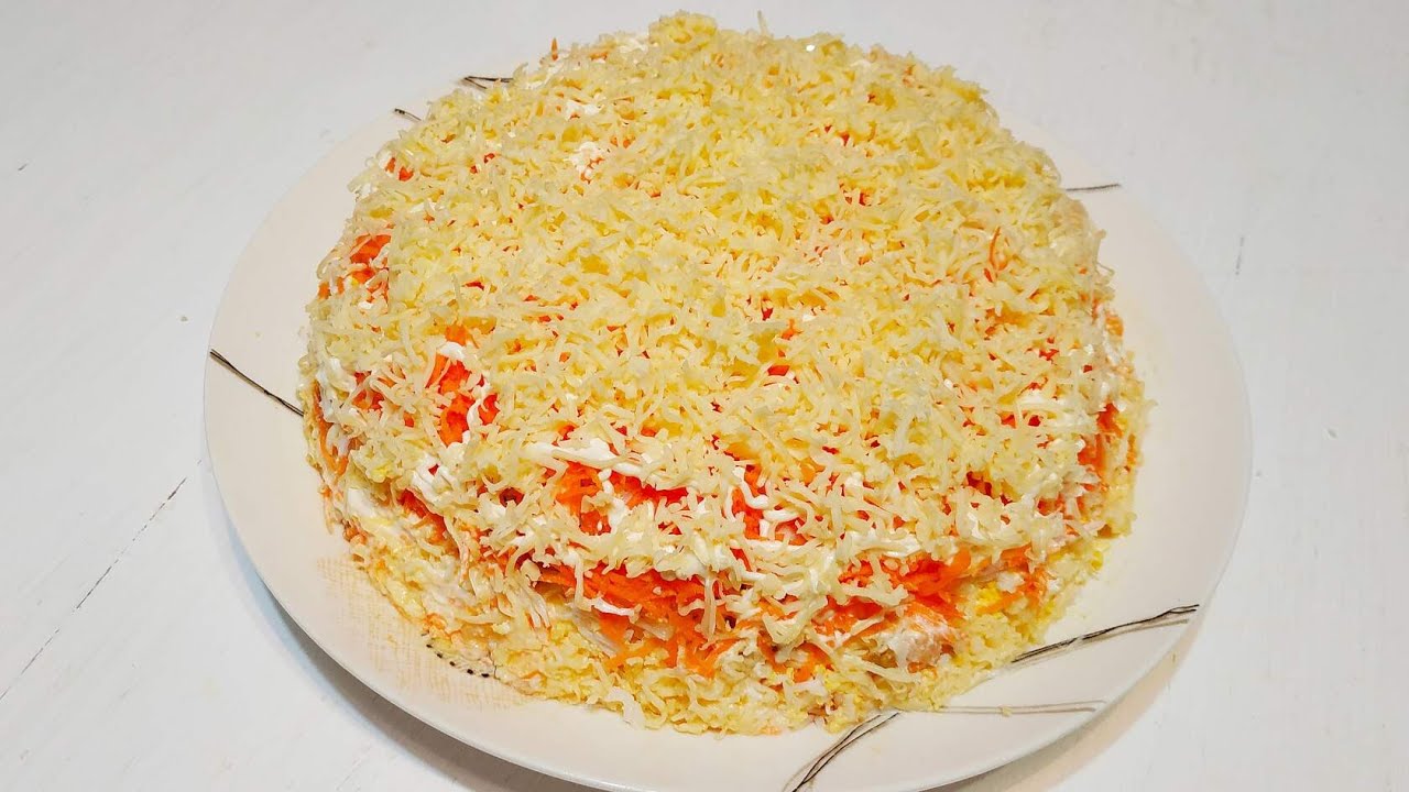 САЛАТ _ФРАНЦУЗСКИЙ_! Такого Вкусного САЛАТА я не ела. И ничего сложного!.mp4 смотреть онлайн