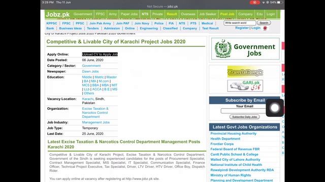 Latest Excise Taxation & Narcotics Control Department Management Posts Karachi 2020 смотреть онлайн