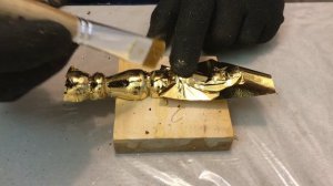 как сделать золочение поталью и суперпоталью. часть 2