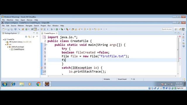 Java Creating Files Using the File Class смотреть онлайн
