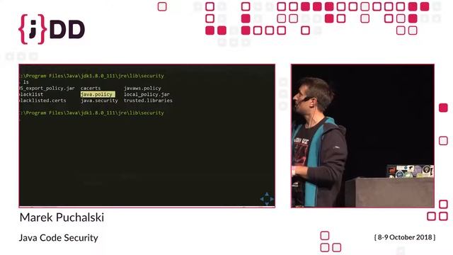 JDD 2018: Java Code Security by Marek Puchalski смотреть онлайн