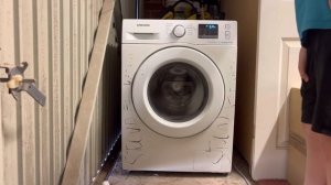 Samsung WF80F5E0W4W unbalanced bursts compilation part 2