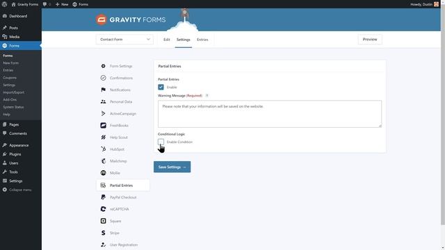 Collect Partial Form Entries with Gravity Forms смотреть онлайн