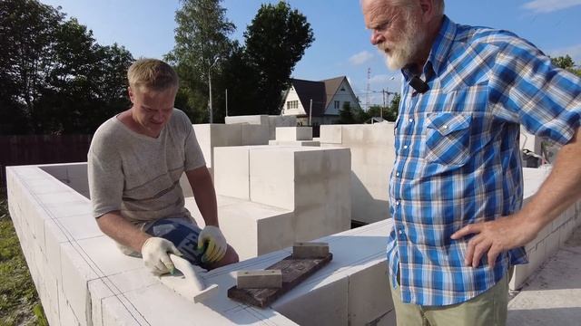 Трудно ли строить ОДНОМУ? Одноэтажный Дом из газосиликата 200кв.м. смотреть онлайн