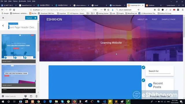 WordPress Theme Development Class -4 | Part 01 (Projects it). смотреть онлайн