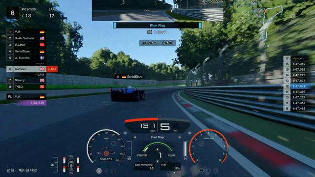 Gran Turismo 7. DES WEC / 6h Monza Stint 3 Lobby 2 смотреть онлайн