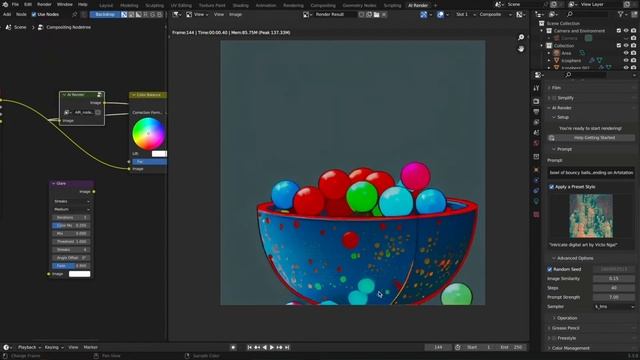 Туториал по рендерингу с помощью ИИ - Stable Diffusion для Blender смотреть онлайн