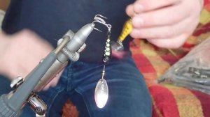 Уловистая блесна вертушка на ленка и хариуса . Блесна фирмы Стингер