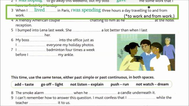 Advanced Grammar in Use Unit 4 Past continuous and past simple смотреть онлайн
