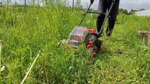 Аккумуляторная газонокосилка