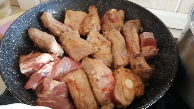 Свиные ребрышки тушеные с соевым соусом смотреть онлайн