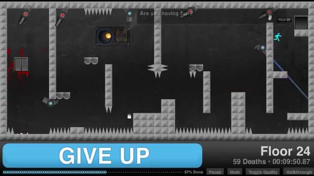 Give Up Gameplay Video / Let's Play / Walkthrough смотреть онлайн