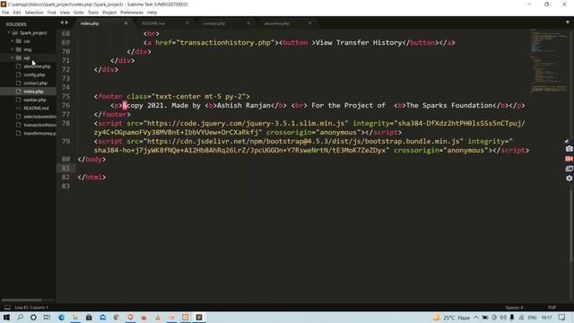 Spark Foundation Task 01 Basic Banking System смотреть онлайн