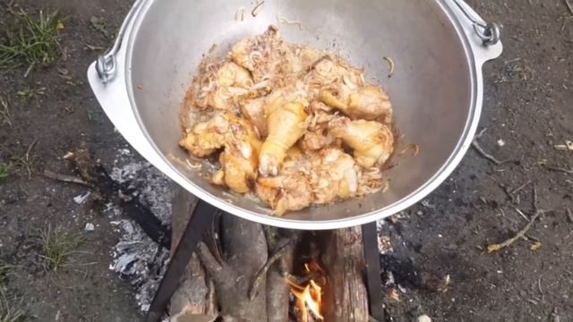 УЗБЕКСКИЙ ПЛОВ НА КОСТРЕ. Как правильно приготовить в домашних условиях! смотреть онлайн