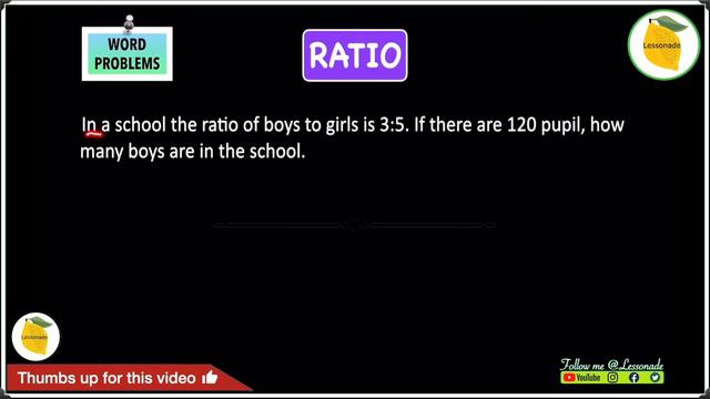 Solving Ratio Word Problems (the easy way) смотреть онлайн