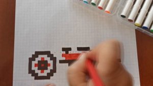 Как Нарисовать Открытку Дедушке! Рисунки По Клеточкам! Мотоцикл!