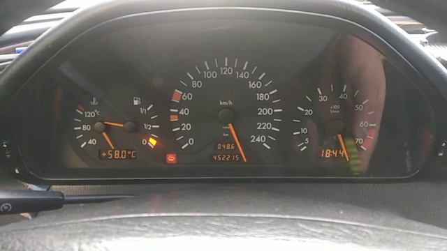 W202 приборка