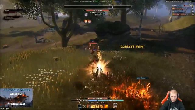 PvP Duel Templar vs Dragonknight for The Elder Scrolls Online смотреть онлайн
