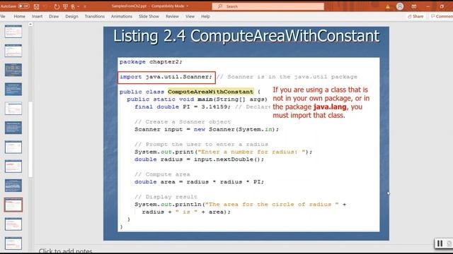 Java Video Lecture 3 - Samples from Chapter 2 смотреть онлайн