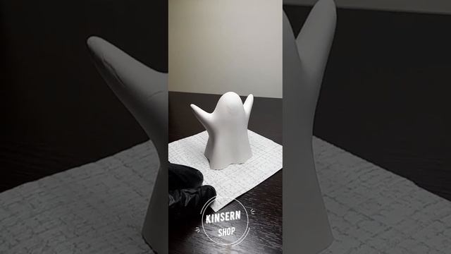 Kinsern Декоративная статуэтка для интерьера из гипса "Призрак Бу" 8*8*5.5см смотреть онлайн