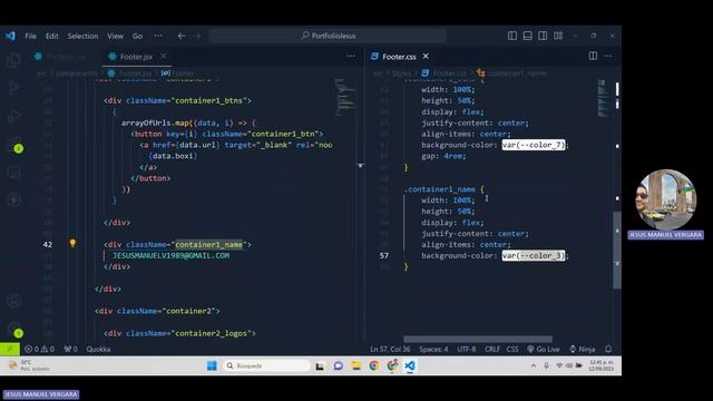 Portfolio Footer Part 4 - #react #javascript #webdevelopment #axios #css #html смотреть онлайн