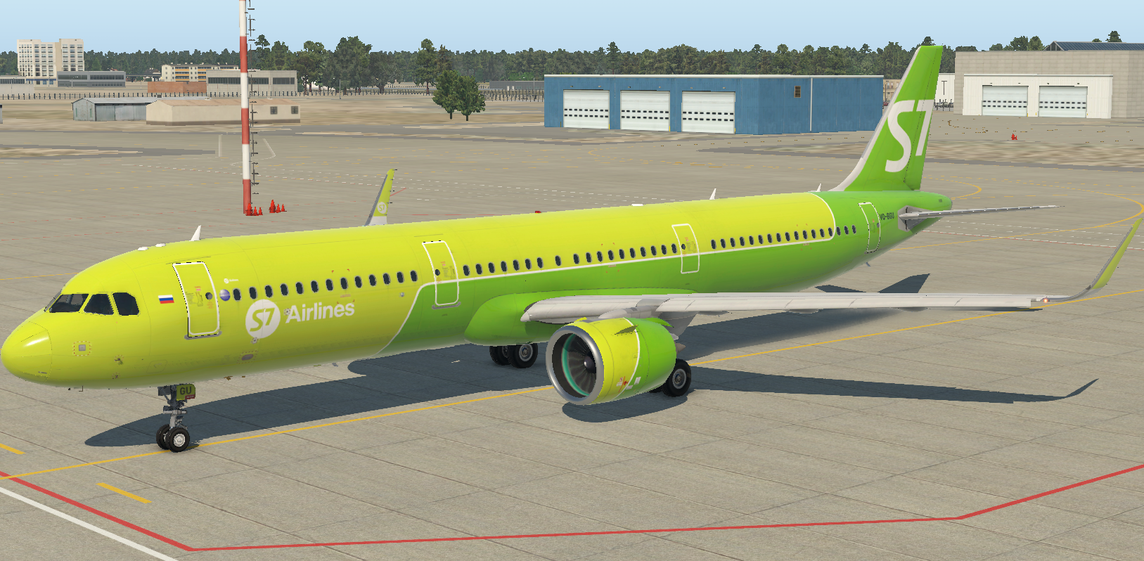 X-Plane 11. Airbus A321.