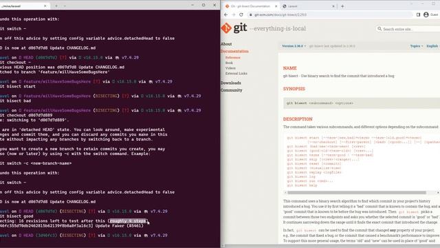 Bug chaser - Git bisect смотреть онлайн