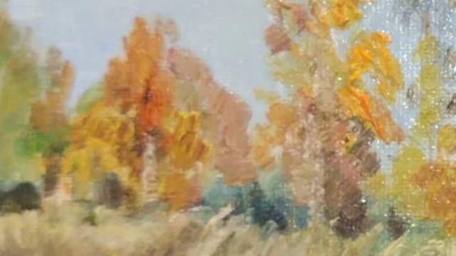 Озеро в парке. этюд /художник Галина Горбановская / Lake in the park / artist Galina Gorbanovskaya/ смотреть онлайн