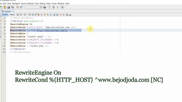 How to redirect www URLs to non-www? | htaccess смотреть онлайн