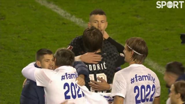 Croatia 1-0 Russia | Full-time scenes as Croatia qualify for the 2022 World Cup! смотреть онлайн
